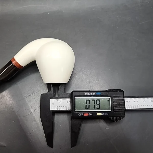 MBSD Meerschaum Bent Egg Block Meerschaum Pipe Briar-Mortise [SOLD OUT] - Image 10