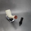 MBSD Meerschaum Deluxe Lovat Block Meerschaum Pipe, Briar-Mortise [SOLD OUT] - Image 11