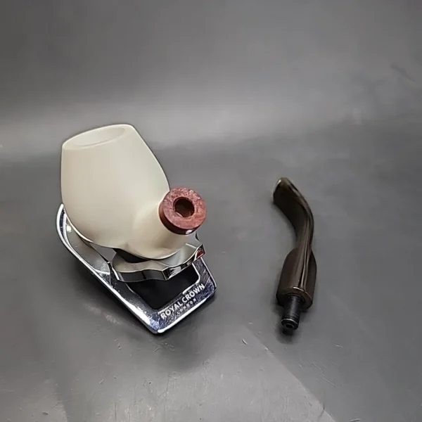 MBSD Meerschaum Bent Egg Block Meerschaum Pipe Briar-Mortise [SOLD OUT] - Image 11