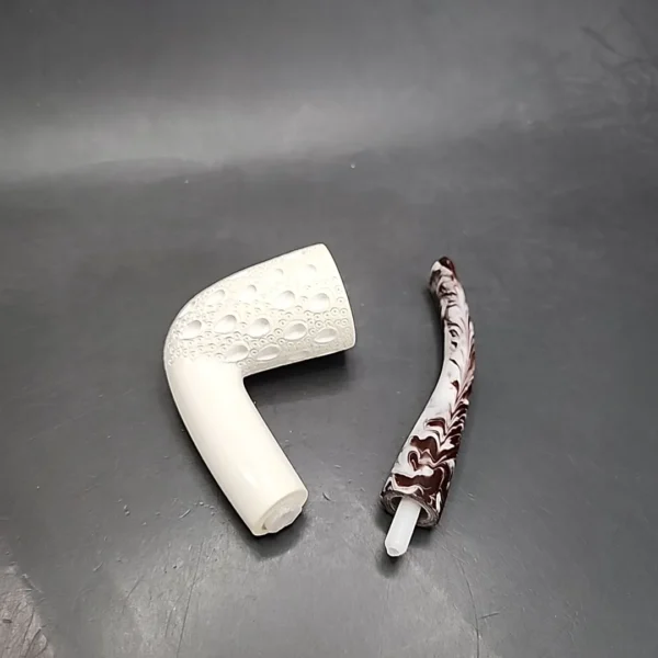 MBSD Meerschaum Lattice Stack Dublin Block Meerschaum Pipe [SOLD OUT] - Image 12