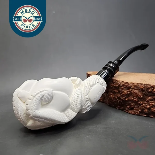 MBSD Meerschaum Kenan Claw Block Meerschaum Pipe, New