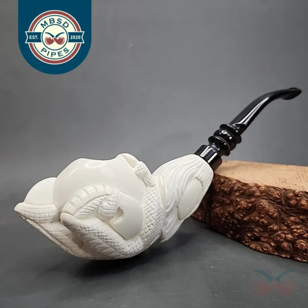 MBSD Meerschaum Classic by Kenan Dragon Claw Block Meerschaum Pipe