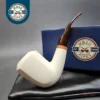 MBSD Meerschaum Deluxe Panel Block Meerschaum Pipe, Briar-Mortise [SOLD OUT]