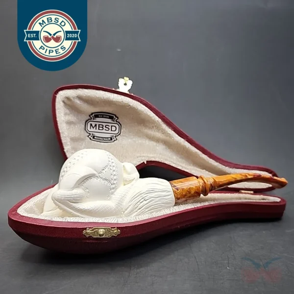 MBSD Meerschaum Claw Block Meerschaum Pipe, New