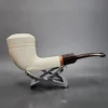 MBSD Meerschaum Deluxe Horn Block Meerschaum Pipe, Briar-Mortise [SOLD OUT] - Image 3