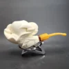 MBSD Meerschaum Deluxe Dragon's Claw by Kenan Block Meerschaum Pipe, Briar-Mortise - Image 3
