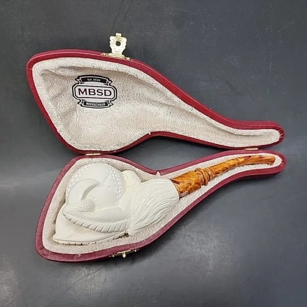 MBSD Meerschaum Claw Block Meerschaum Pipe, New - Image 3