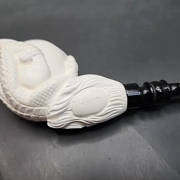 MBSD Meerschaum Classic by Kenan Dragon Claw Block Meerschaum Pipe - Image 4