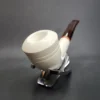 MBSD Meerschaum Deluxe Horn Block Meerschaum Pipe, Briar-Mortise [SOLD OUT] - Image 4