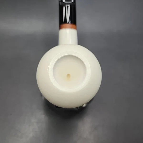 MBSD Meerschaum Deluxe Calabash Block Meerschaum Pipe, Briar-Mortise [SOLD OUT] - Image 6