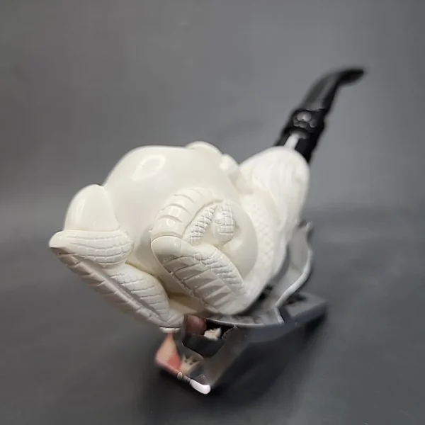 MBSD Meerschaum Classic by Kenan Dragon Claw Block Meerschaum Pipe - Image 6