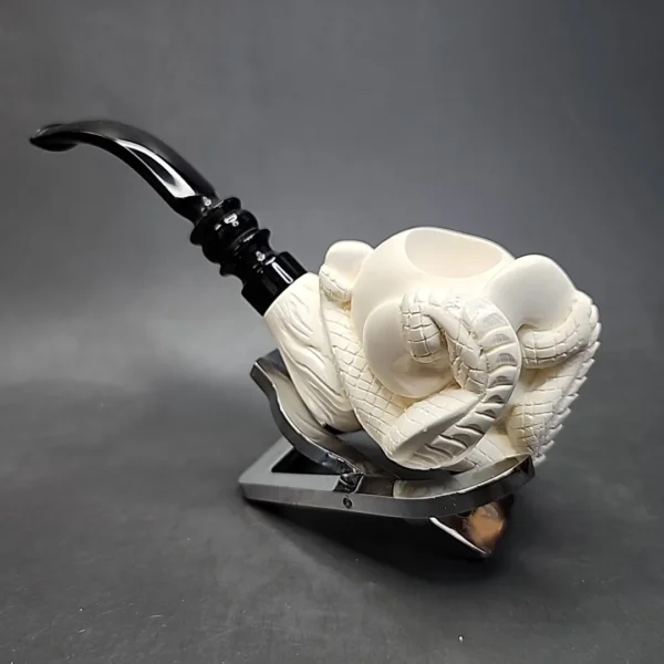 MBSD Meerschaum Kenan Claw Block Meerschaum Pipe, New - Image 6