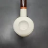MBSD Meerschaum Deluxe Bent Dublin Block Meerschaum Pipe, Briar-Mortise - Image 6