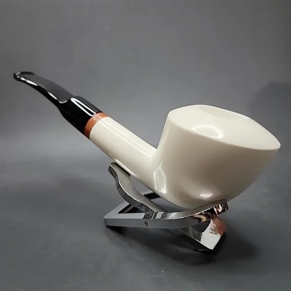 MBSD Meerschaum Deluxe Danish Dublin Block Meerschaum Pipe, Briar-Mortise [SOLD OUT] - Image 6