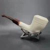 MBSD Meerschaum Deluxe Horn Block Meerschaum Pipe, Briar-Mortise [SOLD OUT] - Image 7
