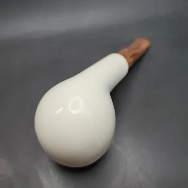 MBSD Meerschaum Deluxe Bent Apple Block Meerschaum Pipe, Briar-Mortise, 9mm [SOLD OUT] - Image 8