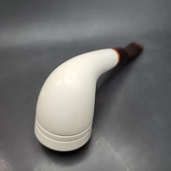 MBSD Meerschaum Deluxe Horn Block Meerschaum Pipe, Briar-Mortise [SOLD OUT] - Image 8