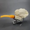 MBSD Meerschaum Deluxe Dragon's Claw by Kenan Block Meerschaum Pipe, Briar-Mortise - Image 8