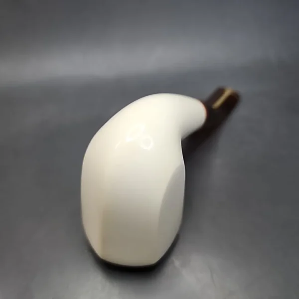 MBSD Meerschaum Deluxe Panel Block Meerschaum Pipe, Briar-Mortise [SOLD OUT] - Image 8