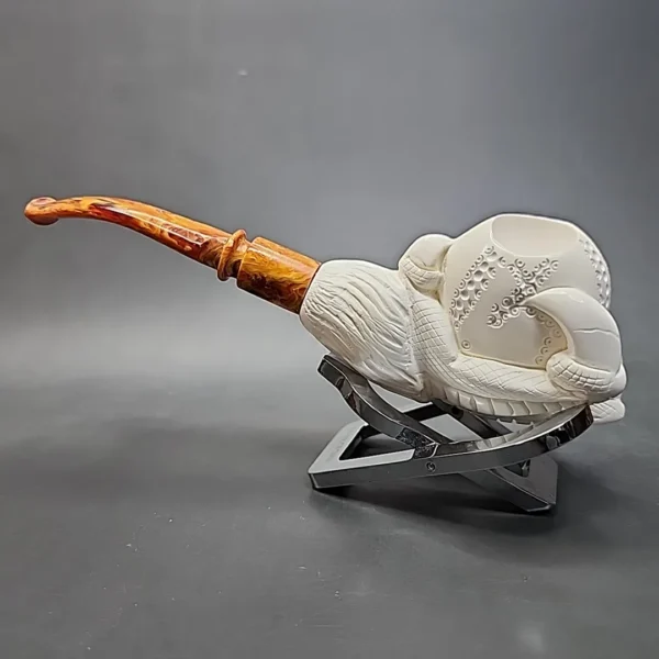 MBSD Meerschaum Claw Block Meerschaum Pipe, New - Image 8