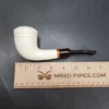 MBSD Meerschaum Deluxe Horn Block Meerschaum Pipe, Briar-Mortise [SOLD OUT] - Image 9