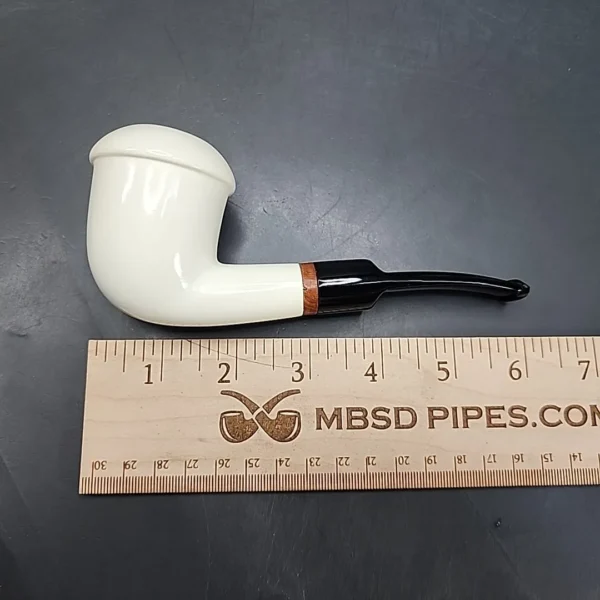 MBSD Meerschaum Deluxe Calabash Block Meerschaum Pipe, Briar-Mortise [SOLD OUT] - Image 10