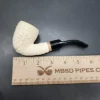 MBSD Meerschaum Deluxe Floral Vase Block Meerschaum Pipe Briar-Mortise - Image 10