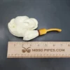 MBSD Meerschaum Deluxe Dragon's Claw by Kenan Block Meerschaum Pipe, Briar-Mortise - Image 10