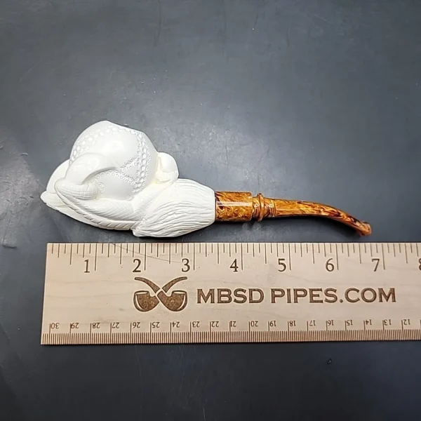 MBSD Meerschaum Claw Block Meerschaum Pipe, New - Image 10