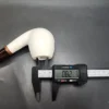 MBSD Meerschaum Deluxe Bent Egg Block Meerschaum Pipe, Briar-Mortise [SOLD] - Image 11
