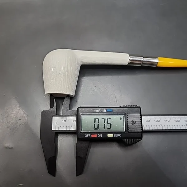 MBSD Meerschaum Spigot Rusticated Block Meerschaum Pipe [SOLD] - Image 12