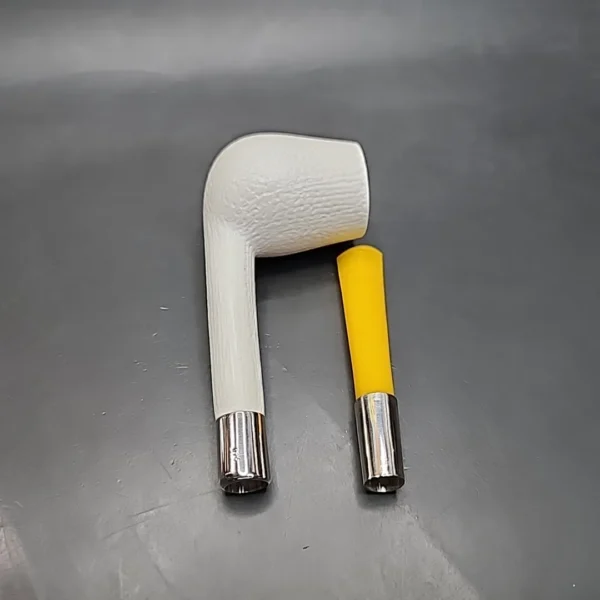 MBSD Meerschaum Spigot Rusticated Block Meerschaum Pipe [SOLD] - Image 13