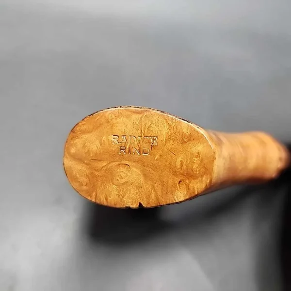 Radice Rind Cherrywood with Faux Bamboo Estate Briar Pipe, Italian Estates - Image 12