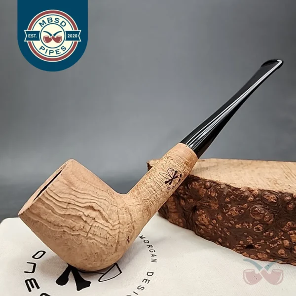 Morgan Bones Straight Billiard Briar Pipe, New