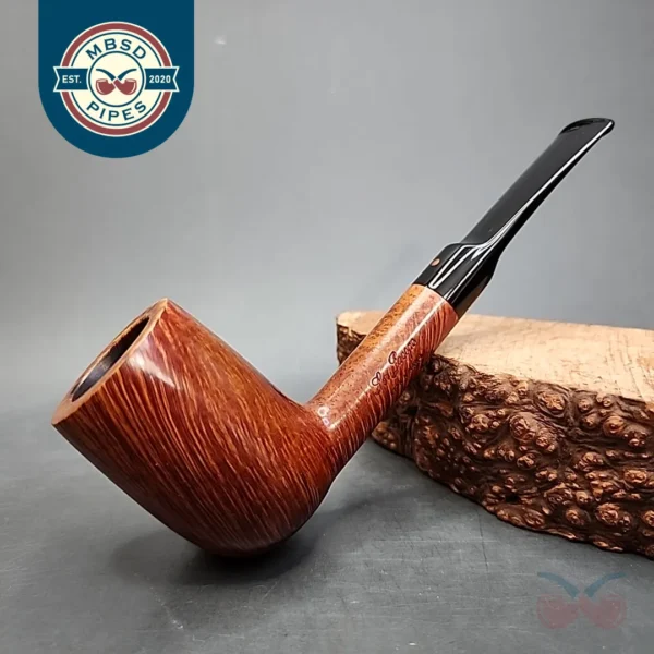 Ser Jacopo L1 Smooth Stack Billiard Estate Briar Pipe, Italian Estates