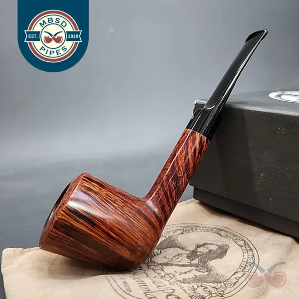Ser Jacopo L2 Smooth Straight Dublin Estate Briar Pipe, Italian Estates