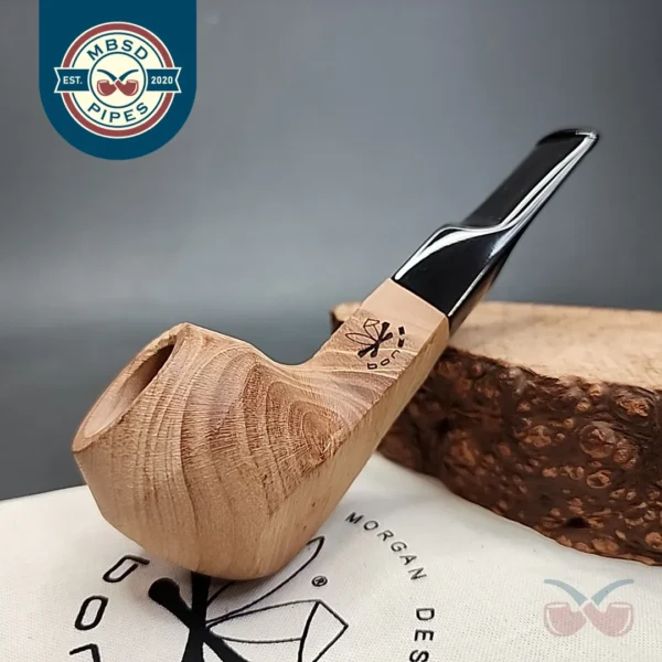 Morgan Bones Straight Bulldog Briar Pipe, New