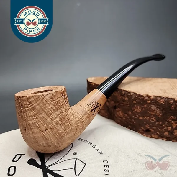 Morgan Bones Bent Billiard Briar Pipe, New