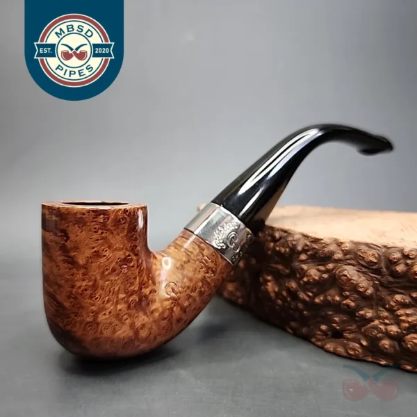 Peterson Aran 338 Smooth Bent Billiard Estate Briar Pipe, P-lip, Irish Estates [SOLD]