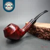 Orlik Rose 5378 Smooth Bent Rhodesian Estate Briar Pipe, Unsmoked