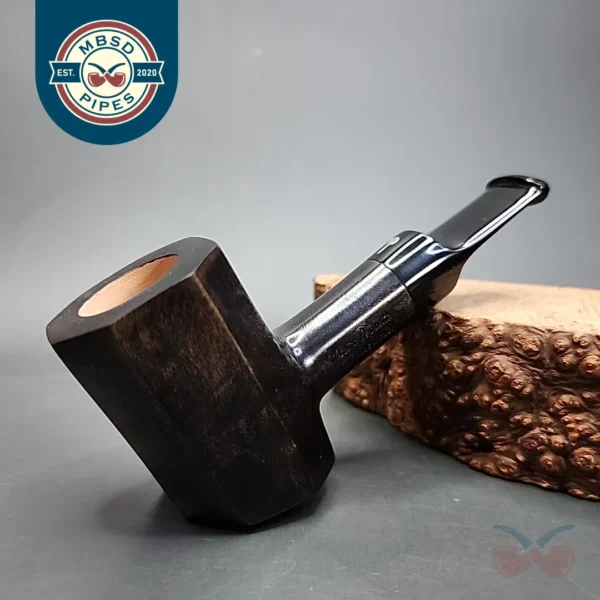 Mastro Geppetto Nose Warmer Poker Estate Briar Pipe, Unsmoked