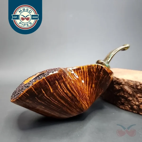 Peder Jeppesen Ida 5 Smooth Freehand Estate Briar Pipe, Unsmoked