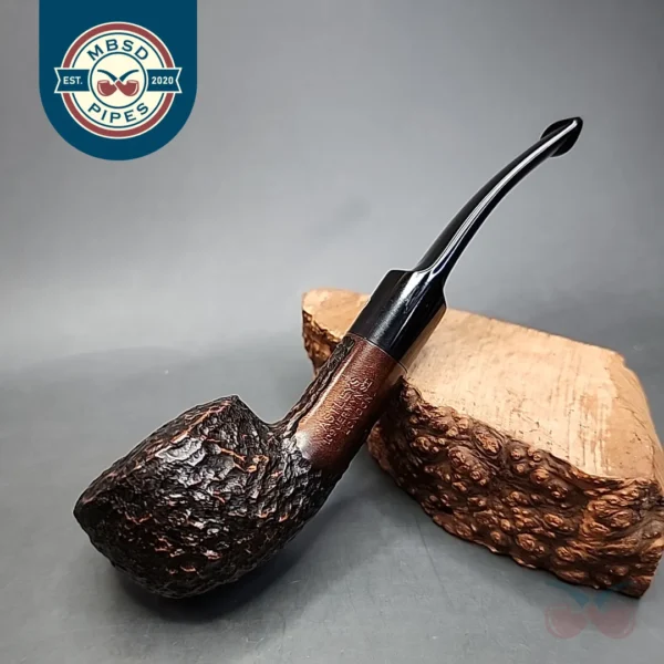 Astleys Rusticated Bullcap Rhodesian Estate Briar Pipe, English Estates