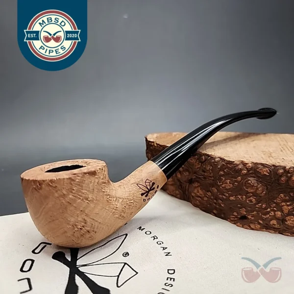 Morgan Bones Bent Pot Briar Pipe New