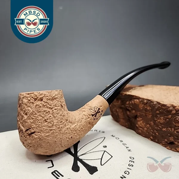 Morgan Bones Bent Billiard Briar Pipe, New