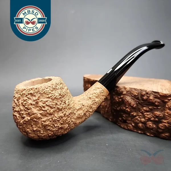 Castello Natural Virgin KK Bent Apple Estate Briar Pipe, Unsmoked [SOLD]