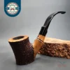 Radice Rind Cherrywood with Faux Bamboo Estate Briar Pipe, Italian Estates