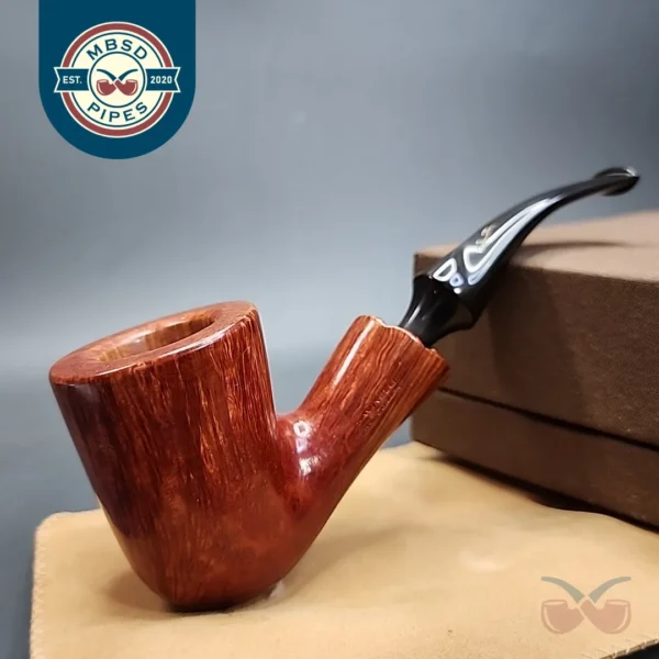 Savinelli Autograph 5, Smooth Bent Dublin Estate Briar Pipe, Unsmoked