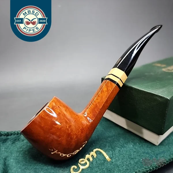 Chacom Hexagone 124 Smooth Bent Pot Estate Briar Pipe, Unsmoked [SOLD]