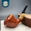 Doctor's Pipes by Roman Kovalev, Double Flash Smooth Dublin Estate Briar Pipe, Unsmoked